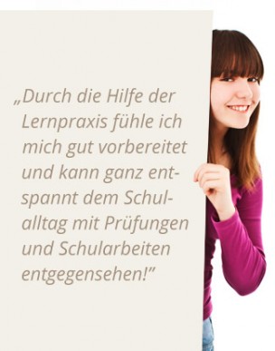 Durch die Lernpraxis fühle ich mich gut vorbereitet …